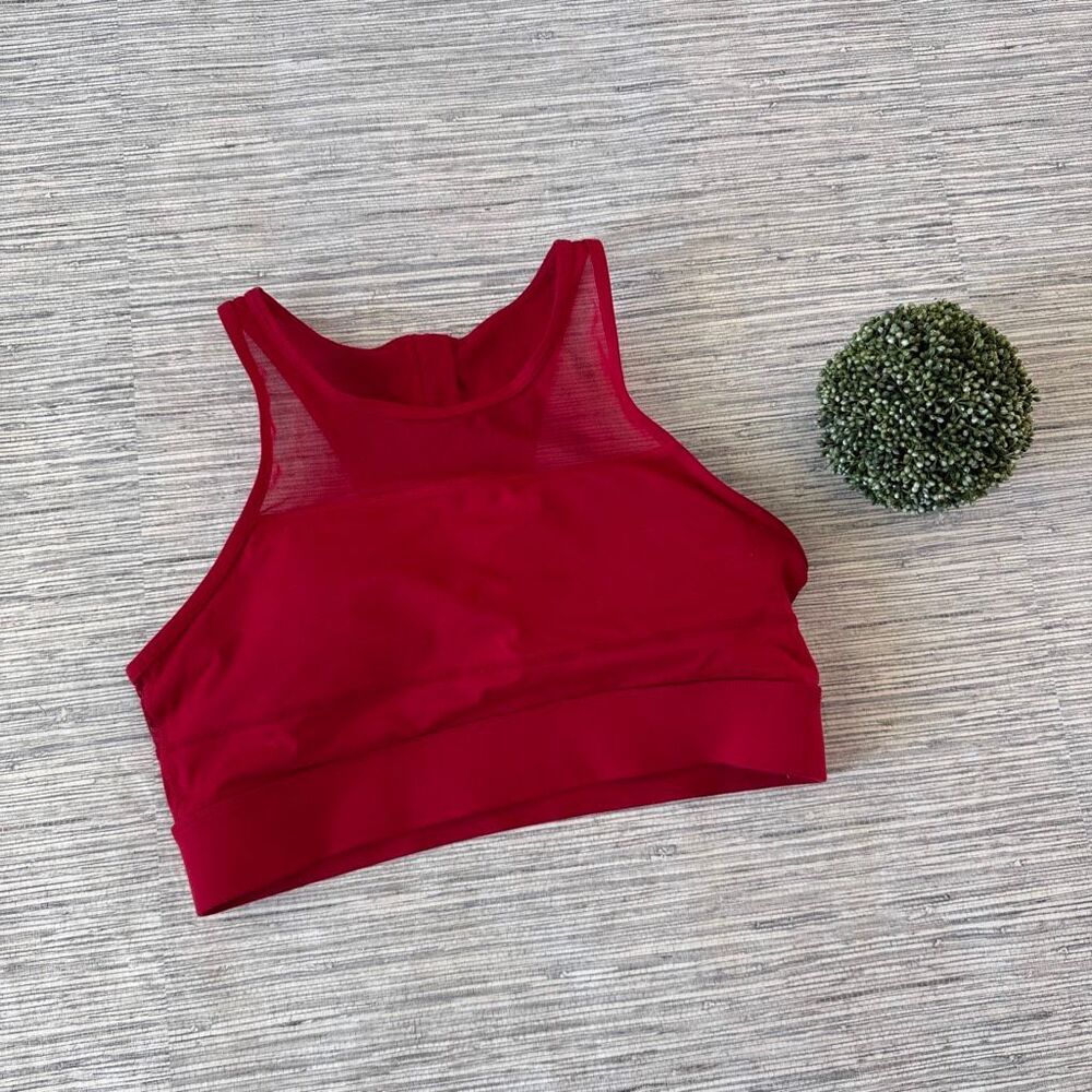 Zyia Active All-Star High Impact Sports Bra Red Large